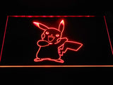 FREE Pikachu LED Sign - Red - TheLedHeroes