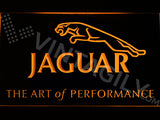 Jaguar The Art of Performance LED Sign - Orange - TheLedHeroes