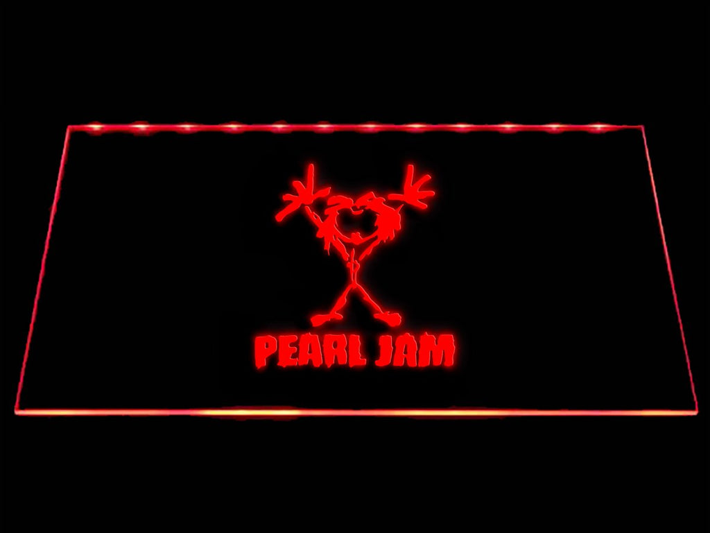 Pearl Jam LED Neon Sign USB - Red - TheLedHeroes