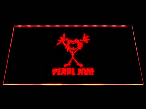 FREE Pearl Jam LED Sign - Red - TheLedHeroes