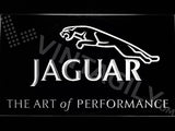 Jaguar The Art of Performance LED Sign - White - TheLedHeroes