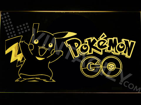 FREE Pokemon Go Pikachu LED Sign - Yellow - TheLedHeroes