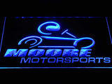 Moore Motorsports LED Neon Sign USB - Blue - TheLedHeroes
