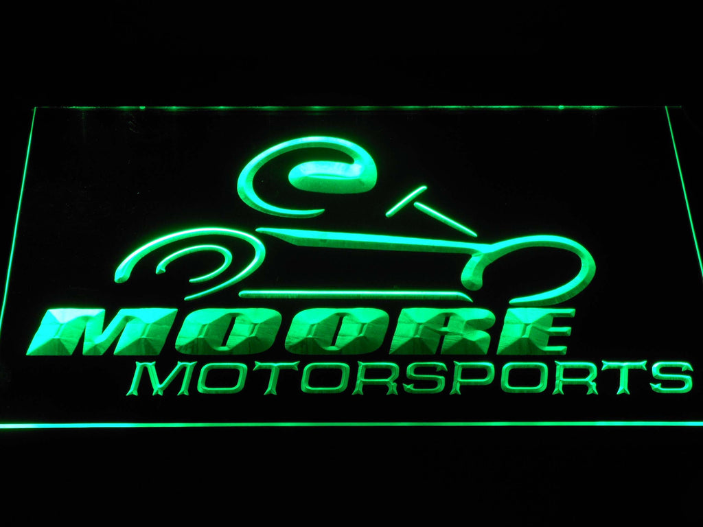 Moore Motorsports LED Neon Sign USB - Green - TheLedHeroes