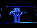 FREE Mustang (3) LED Sign - Blue - TheLedHeroes