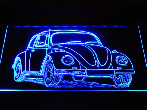 FREE Volkswagen Beetle LED Sign - Blue - TheLedHeroes