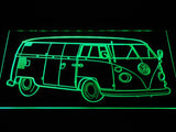 Volkswagen Bus LED Neon Sign USB - Green - TheLedHeroes