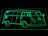 FREE Volkswagen Bus LED Sign - Green - TheLedHeroes