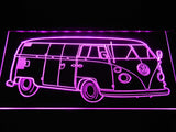 FREE Volkswagen Bus LED Sign - Purple - TheLedHeroes