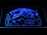 Wonder Lady LED Neon Sign USB - Blue - TheLedHeroes