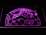 Wonder Lady LED Neon Sign USB - Purple - TheLedHeroes