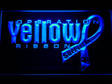 FREE Operation Yellow Ribbon LED Sign - Blue - TheLedHeroes