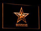 Dallas Cowboys LED Sign - Orange - TheLedHeroes