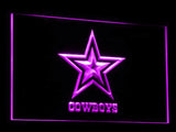 Dallas Cowboys LED Neon Sign USB - Purple - TheLedHeroes