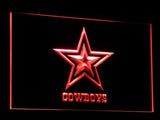 Dallas Cowboys LED Neon Sign USB - Red - TheLedHeroes