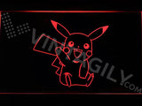 Pikachu LED Neon Sign Electrical - Red - TheLedHeroes