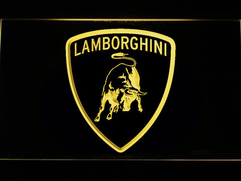 FREE Lamborghini 3 LED Sign - Big Size (16x12in) - TheLedHeroes