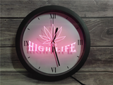 High Life LED Wall Clock -  - TheLedHeroes