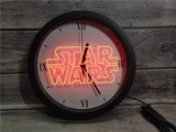 Star Wars LED Wall Clock -  - TheLedHeroes