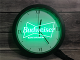 Budweiser King of Beer LED Wall Clock -  - TheLedHeroes