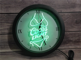 Coor Light (2) LED Wall Clock -  - TheLedHeroes