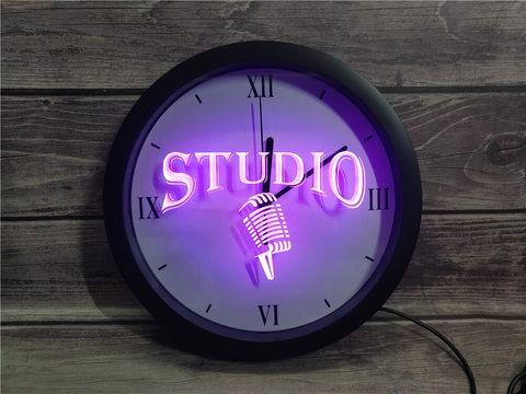 Studio LED Wall Clock - Multicolor - TheLedHeroes