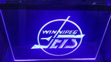 Winnipeg Jets (2) LED Neon Sign USB - Blue - TheLedHeroes