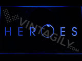 Heroes LED Sign - Blue - TheLedHeroes