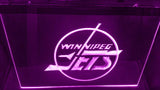 Winnipeg Jets (2) LED Neon Sign USB - Purple - TheLedHeroes