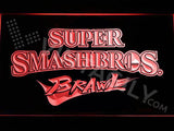 Super Smash Bros Brawl LED Neon Sign USB - Red - TheLedHeroes