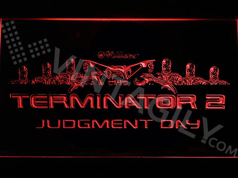 Terminator 2 Judgment Day LED Sign - Red - TheLedHeroes