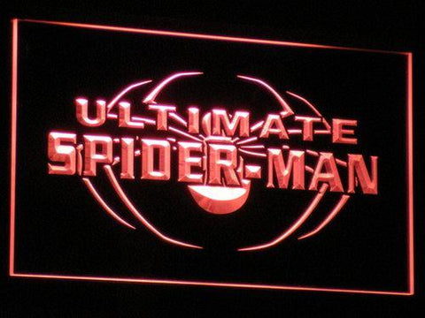 Ultimate Spider Man LED Neon Sign Electrical - Red - TheLedHeroes