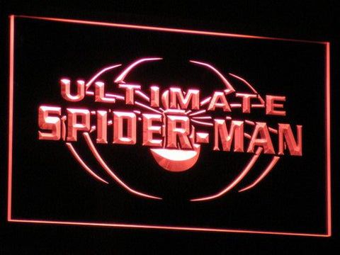FREE Ultimate Spider Man LED Sign - Red - TheLedHeroes