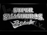 Super Smash Bros Brawl LED Neon Sign USB - White - TheLedHeroes