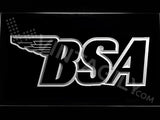 BSA Motorcycles LED Sign - White - TheLedHeroes