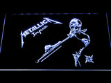 FREE Metallica (3) LED Sign - White - TheLedHeroes