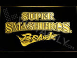 Super Smash Bros Brawl LED Neon Sign USB - Yellow - TheLedHeroes