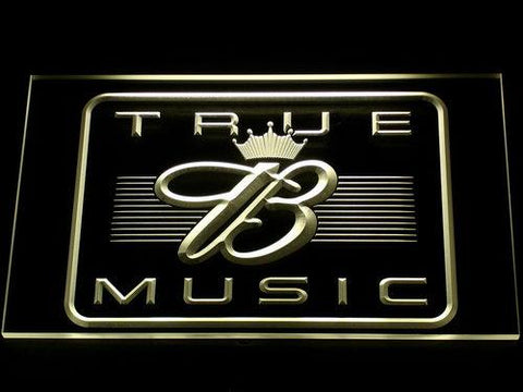 Budweiser True Music LED Neon Sign USB - Yellow - TheLedHeroes
