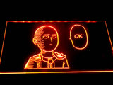 FREE Saitama OK LED Sign - Orange - TheLedHeroes