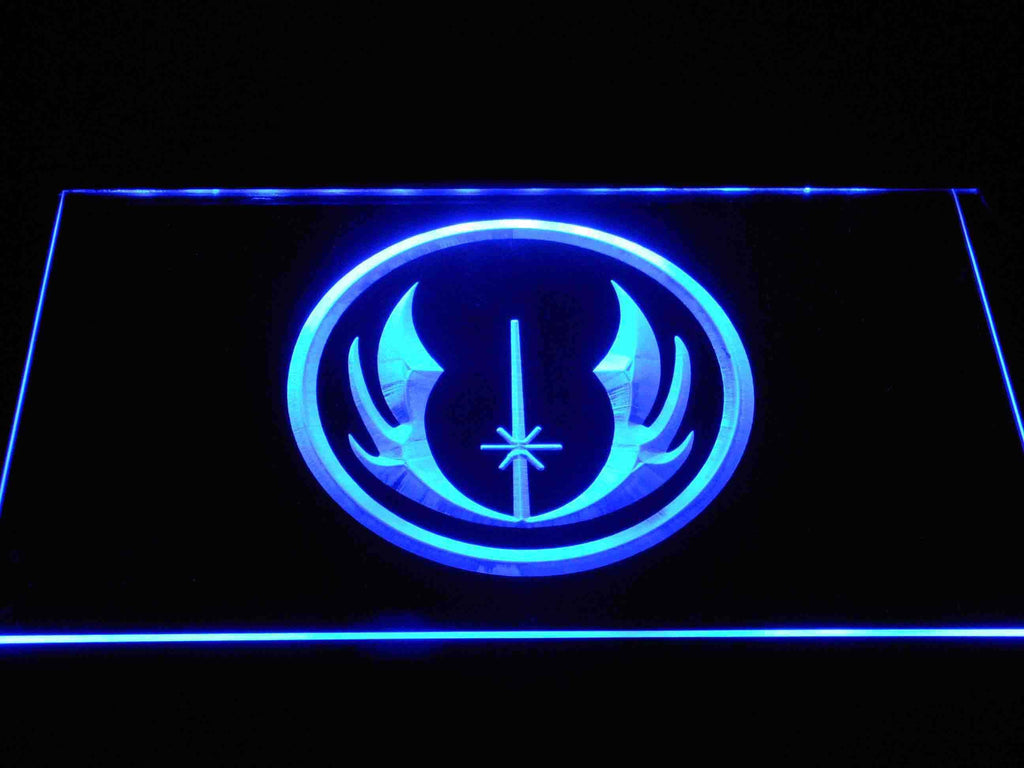 Star Wars Jedi Knight LED Neon Sign USB - Blue - TheLedHeroes