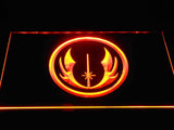 Star Wars Jedi Knight LED Neon Sign USB - Orange - TheLedHeroes