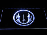 Star Wars Jedi Knight LED Neon Sign USB - White - TheLedHeroes