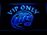 Miller Lite VIP Only LED Neon Sign Electrical - Blue - TheLedHeroes