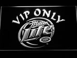 Miller Lite VIP Only LED Neon Sign Electrical - White - TheLedHeroes