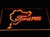 Ford RS LED Neon Sign USB - Orange - TheLedHeroes