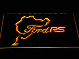 Ford RS LED Neon Sign USB - Yellow - TheLedHeroes