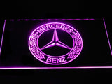 Mercedes Benz LED Neon Sign USB - Purple - TheLedHeroes