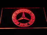 Mercedes Benz LED Neon Sign USB - Red - TheLedHeroes
