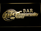 FREE Miller Lite Miller Time Live Bar LED Sign - Yellow - TheLedHeroes