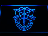 FREE De Oppresso Liber LED Sign - Blue - TheLedHeroes